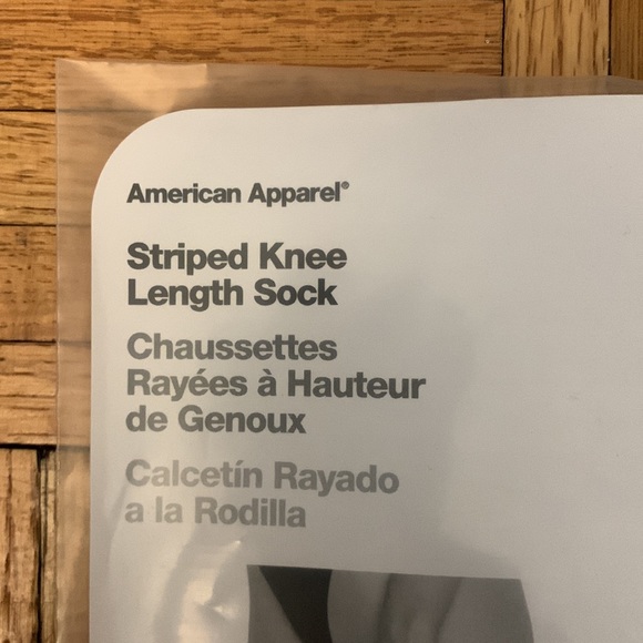 American Apparel Striped Knee Length Socks - Picture 5 of 6